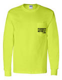 New Body Under Construction Safety Green Hi Vis Long Sleeve